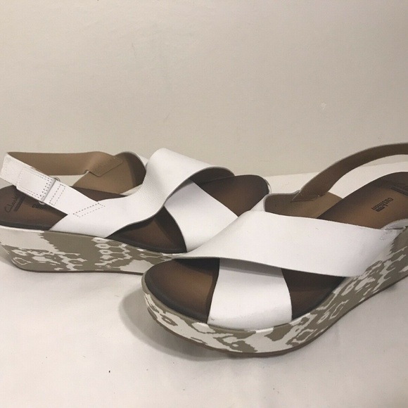 CLARKS Soft Cushion Wedges-size US 12W - Picture 7 of 8